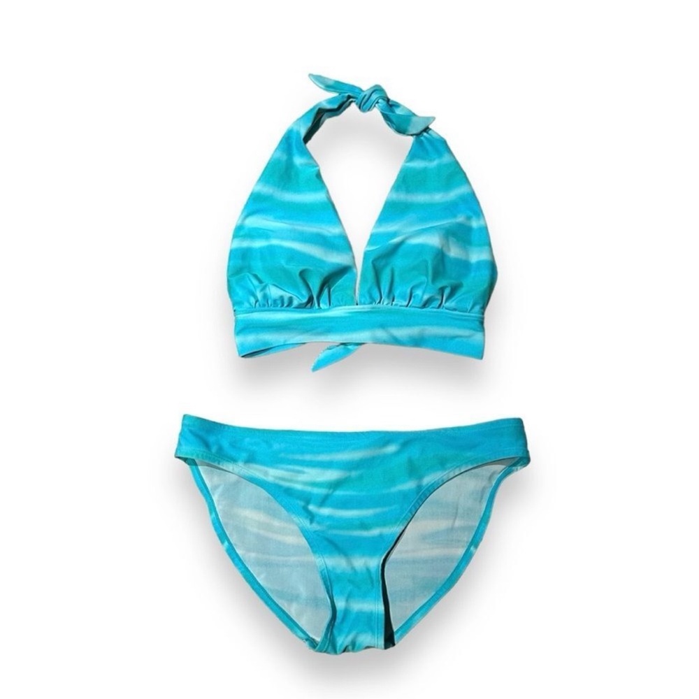 OCEAN PACIFIC TWO PIECE SWIMSUIT and MATCHING WRAP - Picture 2 of 14